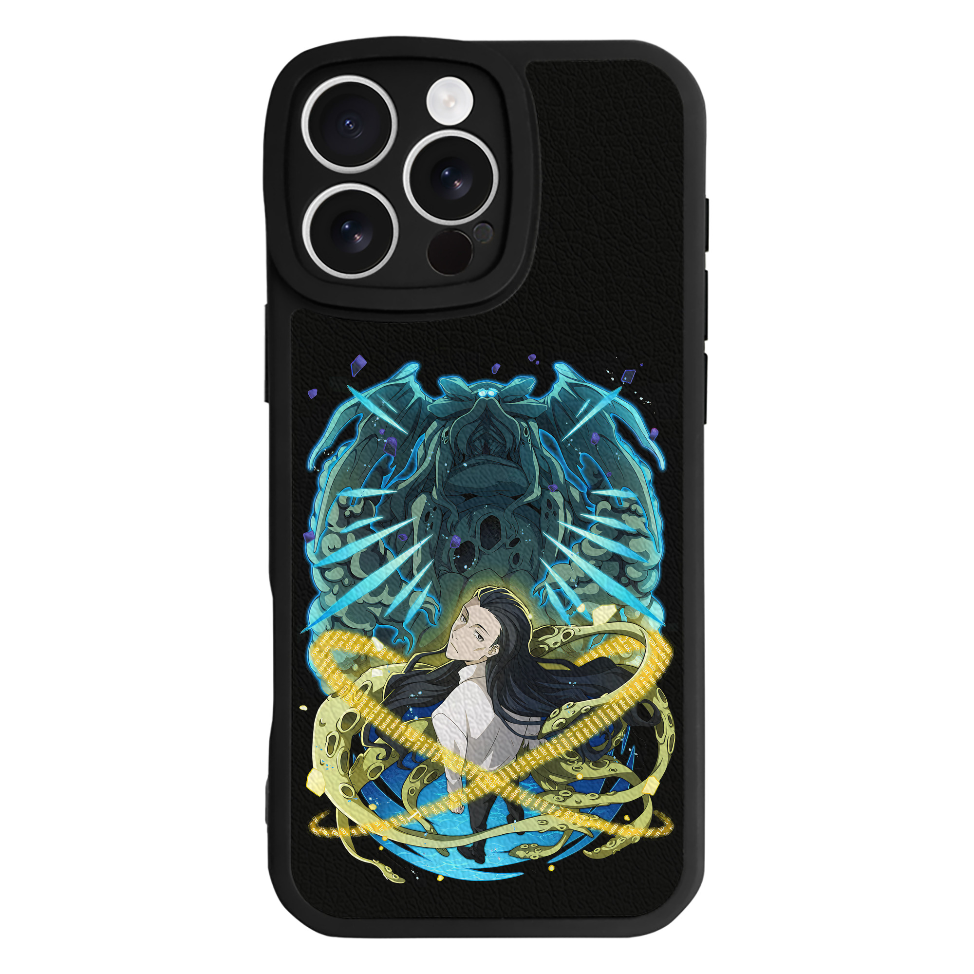 （画像用） 文豪ストレイドッグス Bungo Stray Dogs 【iPhone 16シリーズ対応】シリコンスマホケース（レザー調） 材質：シリコン